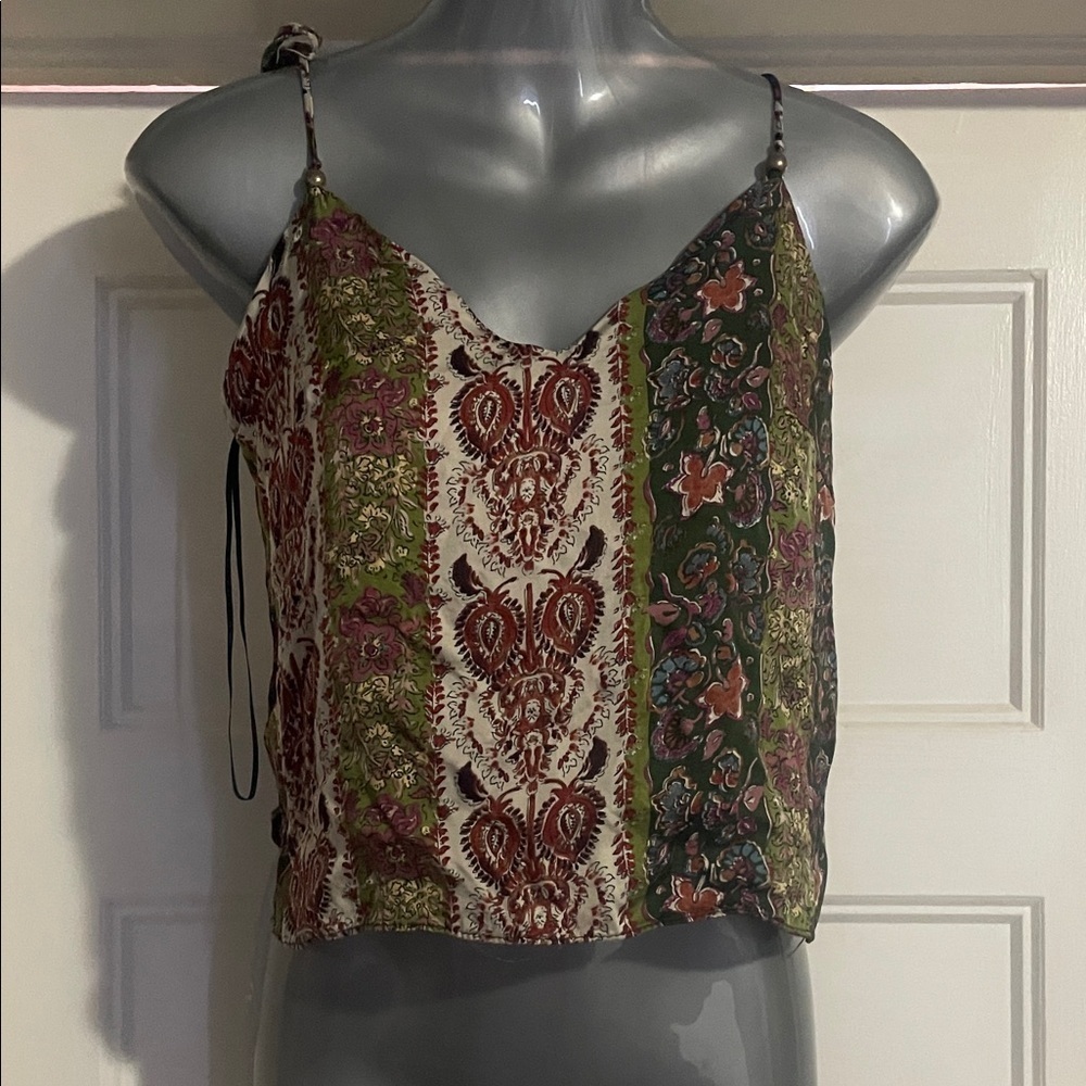 Zara Multicolor Patchwork Camisole